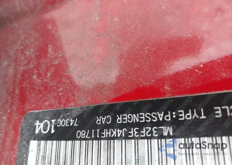 2019 Mitsubishi Mirage G4 Es from USA, damaged, VIN ML32F3FJ4KHF11780